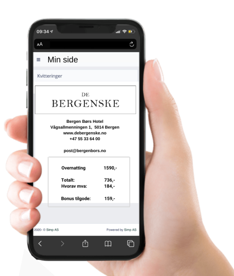 Digitale kvitteringer